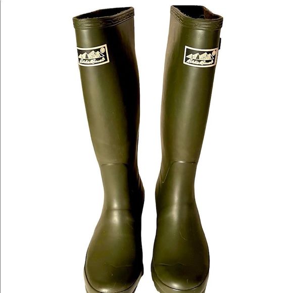 Eddie Bauer Green Winter & Rain Boots - Picture 2 of 8